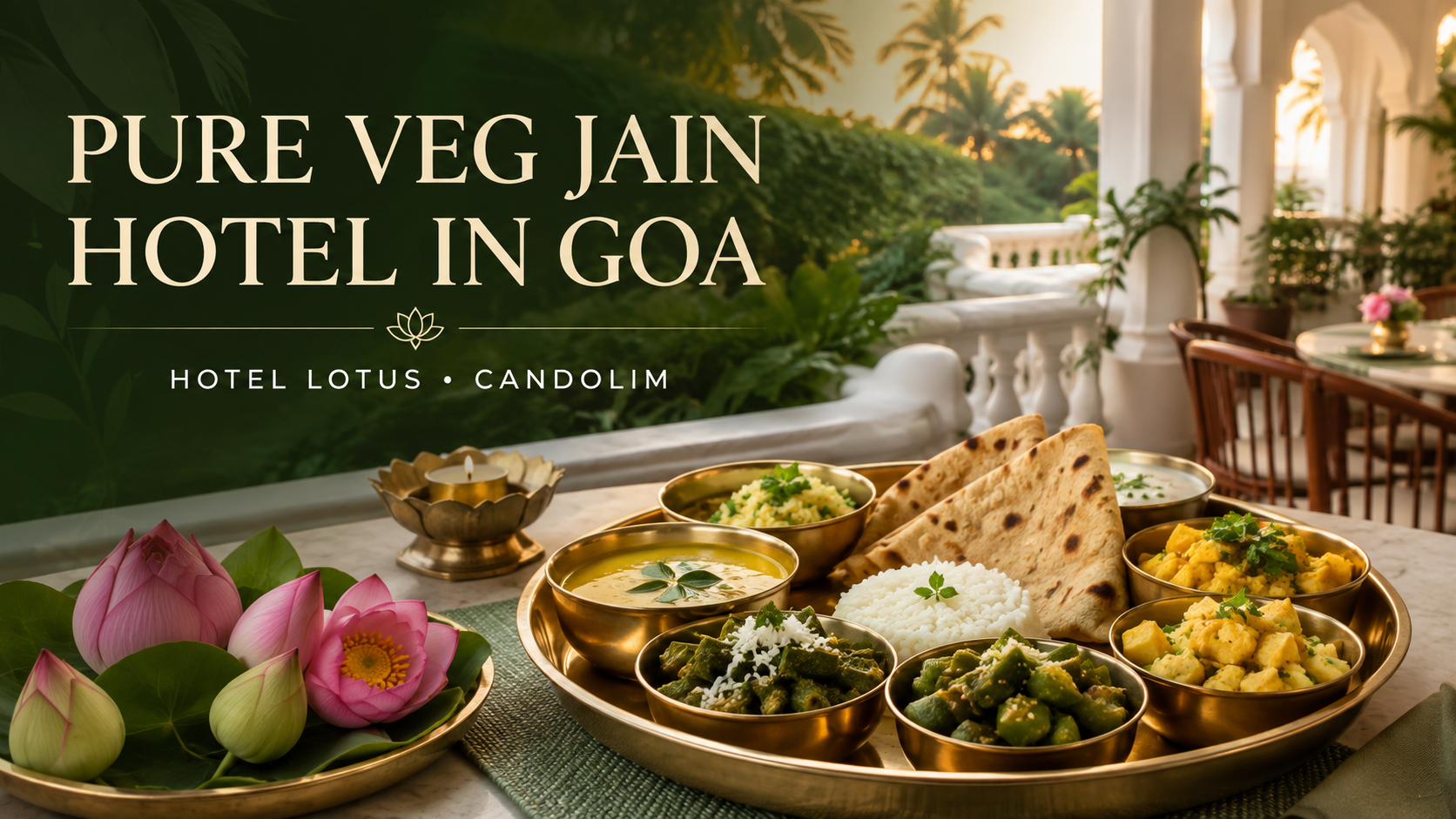 Pure Veg Jain Hotel in Goa | Hotel Lotus Candolim